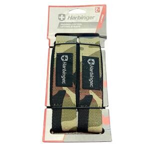 NEW HARBINGER Padded Cotton WEIGHT LIFTING STRAPS Camo Pattern